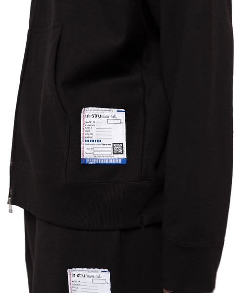 In・stru(men-tal).(インストルメンタル)の「Zip Parka(パーカー・メンズ・ブラック/ホワイト/ライトグレー・44/46/48/50)」の16枚目の写真