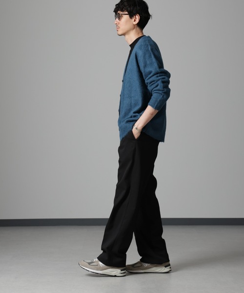 NANO universe（ナノユニバース）の「モヘヤブレンド起毛カーディガン（カーディガン/ボレロ・メンズ・ブルー/ベージュ/パープル・M/L）」の11枚目の写真