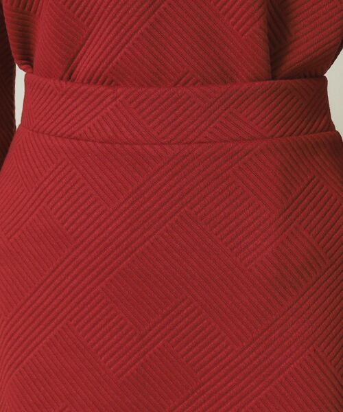 ITS'DEMO(イッツデモ)の「◆【セットアップ可/ウエストゴム/手洗い可】ふくれジャカードスカート(スカート・レディース・アイボリー/ブラック/ボルドー/ベージュ・00)」の9枚目の写真