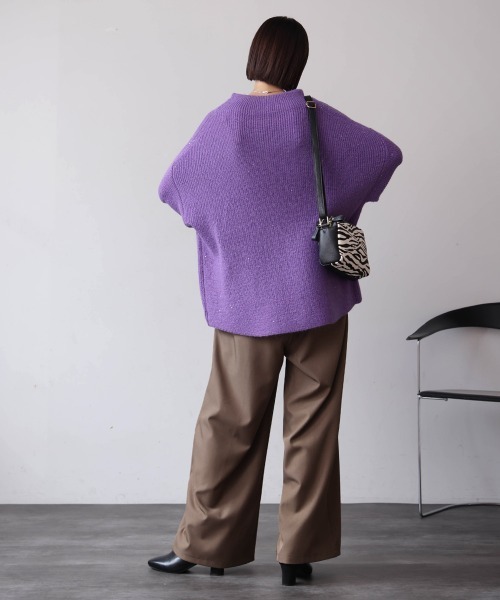 Bou Jeloud（ブージュルード）の「タックワイドパンツ（その他パンツ・レディース・ブラック/アイボリー/ブラウン・38）」の21枚目の写真