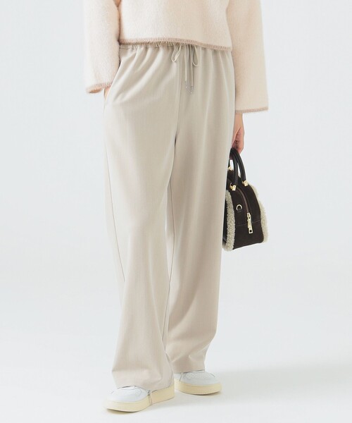 B:MING by BEAMS（ビーミングバイビームス）の「ワイド ベルト パンツ（S～M）（その他パンツ・レディース・ベージュ/チャコールグレー・SMALL/MEDIUM）」の7枚目の写真