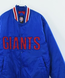 【ヴィンテージ古着】NFL GIANTS ナイロンスタジアムジャンパー