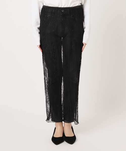 JOURNAL STANDARD relume(ジャーナルスタンダード レリューム)の「ラッセルストレッチレースナロースカート(スカート・レディース・ブラック/アイボリー・FREE)」の19枚目の写真