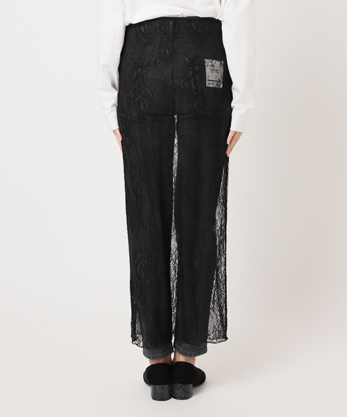 JOURNAL STANDARD relume(ジャーナルスタンダード レリューム)の「ラッセルストレッチレースナロースカート(スカート・レディース・ブラック/アイボリー・FREE)」の21枚目の写真