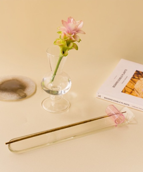 amabro（アマブロ）の「amabro TWO TONE INCENSE HOLDER PLATE アマブロ ツートーン インセンスホルダープレート お香立て スタンド（ルームフレグランス/お香・レディース・クリア/イエロー/ブルー/ピンク/グレー・FREE）」の4枚目の写真