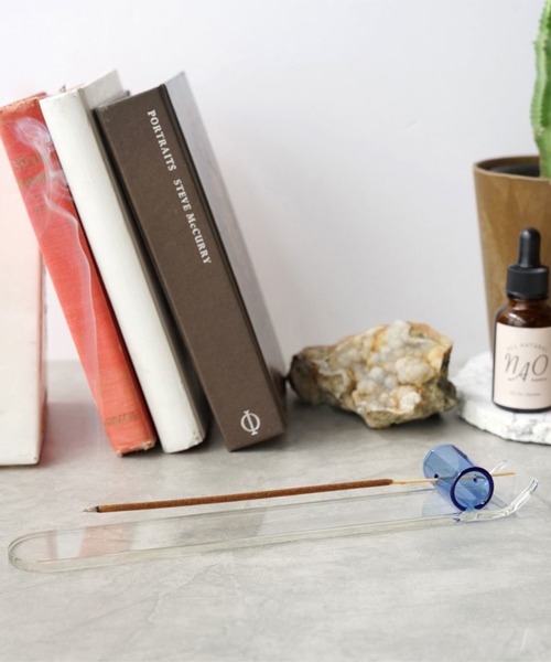 amabro（アマブロ）の「amabro TWO TONE INCENSE HOLDER PLATE アマブロ ツートーン インセンスホルダープレート お香立て スタンド（ルームフレグランス/お香・レディース・クリア/イエロー/ブルー/ピンク/グレー・FREE）」の9枚目の写真