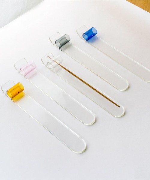 amabro（アマブロ）の「amabro TWO TONE INCENSE HOLDER PLATE アマブロ ツートーン インセンスホルダープレート お香立て スタンド（ルームフレグランス/お香・レディース・クリア/イエロー/ブルー/ピンク/グレー・FREE）」の13枚目の写真