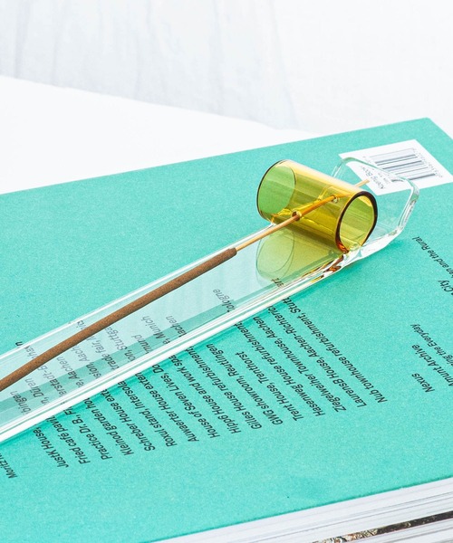 amabro（アマブロ）の「amabro TWO TONE INCENSE HOLDER PLATE アマブロ ツートーン インセンスホルダープレート お香立て スタンド（ルームフレグランス/お香・レディース・クリア/イエロー/ブルー/ピンク/グレー・FREE）」の12枚目の写真