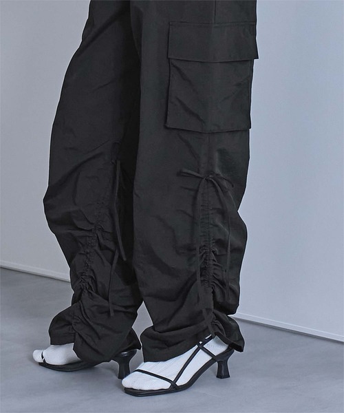 miette（ミエット）の「ドロストデザインカーゴパンツ（その他パンツ・レディース・ライトグレー/ブラック/オフホワイト・FREE）」の13枚目の写真