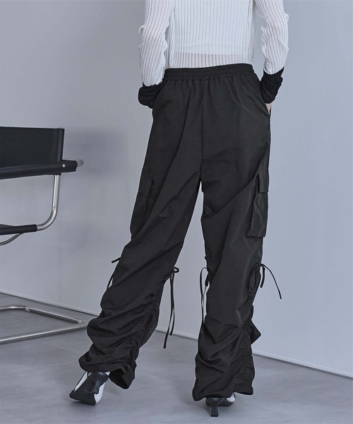 miette（ミエット）の「ドロストデザインカーゴパンツ（その他パンツ・レディース・ライトグレー/ブラック/オフホワイト・FREE）」の15枚目の写真