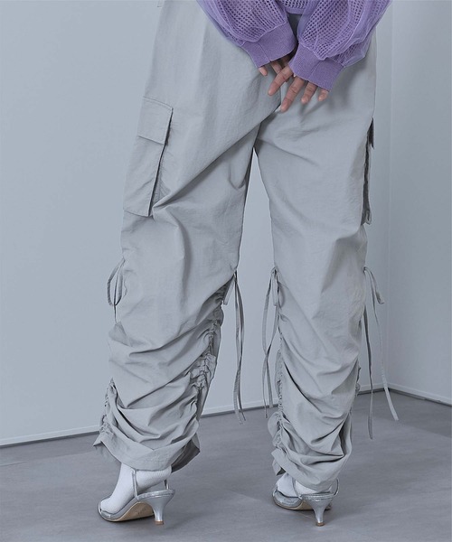 miette（ミエット）の「ドロストデザインカーゴパンツ（その他パンツ・レディース・ライトグレー/ブラック/オフホワイト・FREE）」の22枚目の写真