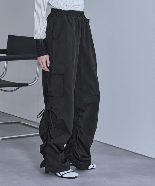 miette（ミエット）の「ドロストデザインカーゴパンツ（その他パンツ・レディース・ライトグレー/ブラック/オフホワイト・FREE）」の16枚目の写真