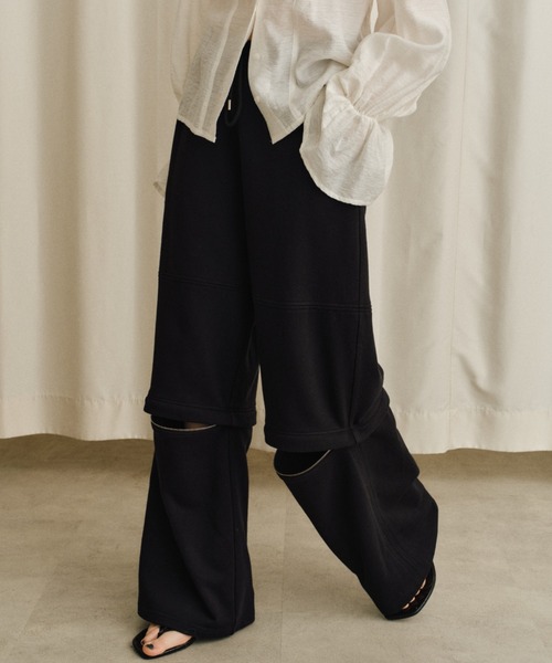 2way sweat pants / 2wayスウェットパンツ（スウェットパンツ）｜yae