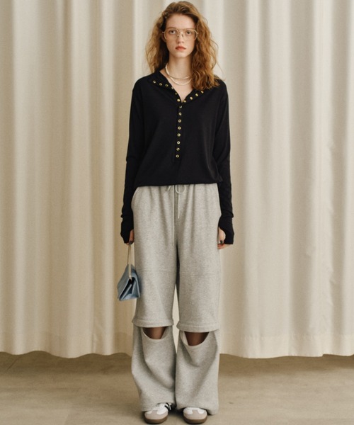 2way sweat pants / 2wayスウェットパンツ GIUNON スウェットパンツ ジャージ 2way sweat pants / 2way