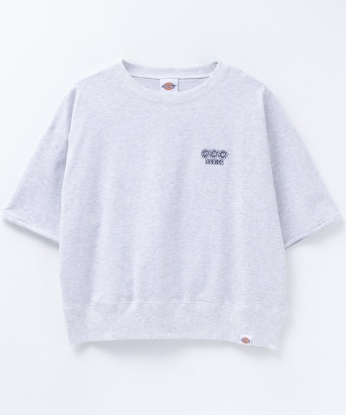 Dickies（ディッキーズ）の「Dickies 配色ステッチ５分丈袖Ｔシャツ（Tシャツ/カットソー・レディース・スミクロ/オートミール/ラベンダー・フリー）」の19枚目の写真
