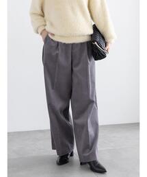 Te chichi | ソフトコーデュロイワイドパンツ(その他パンツ)