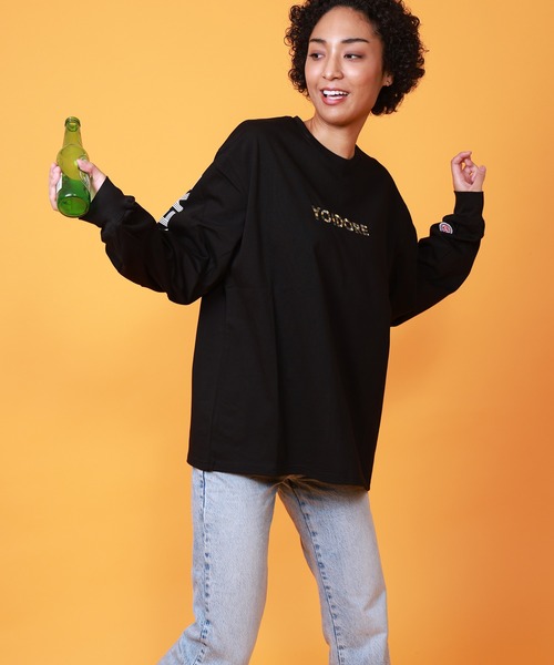 CORPUS SELECT(コーパストーキョー)の「【YOIDORE/酔いどれ】へべれけ ネオン ロングスリーブTシャツ(Tシャツ/カットソー・メンズ・ネイビー/ホワイト/ブラック・M/XL/L)」の11枚目の写真