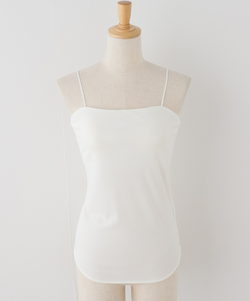 IENA（イエナ）の「バックデザイン ブラキャミソール（その他アンダーウェア/インナー・レディース・ブラック/ホワイト・FREE）」の2枚目の写真