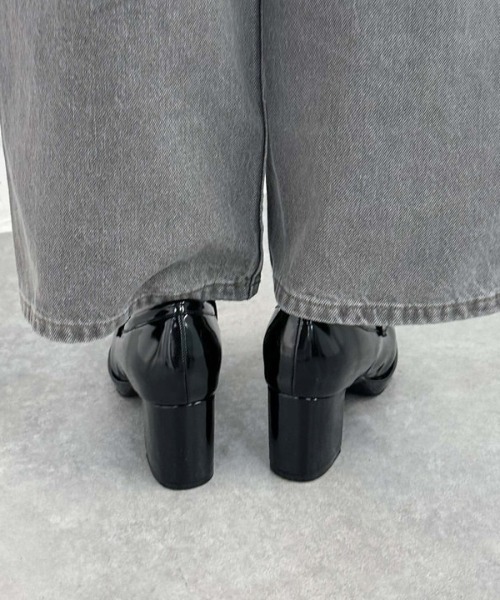 archives(アルシーヴ)の「ヒールローファー(ローファー・レディース・チャコールグレー/ブラック・MEDIUM/LARGE)」の10枚目の写真