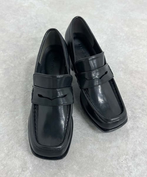 archives(アルシーヴ)の「ヒールローファー(ローファー・レディース・チャコールグレー/ブラック・MEDIUM/LARGE)」の13枚目の写真