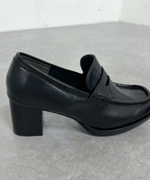 archives(アルシーヴ)の「ヒールローファー(ローファー・レディース・チャコールグレー/ブラック・MEDIUM/LARGE)」の14枚目の写真