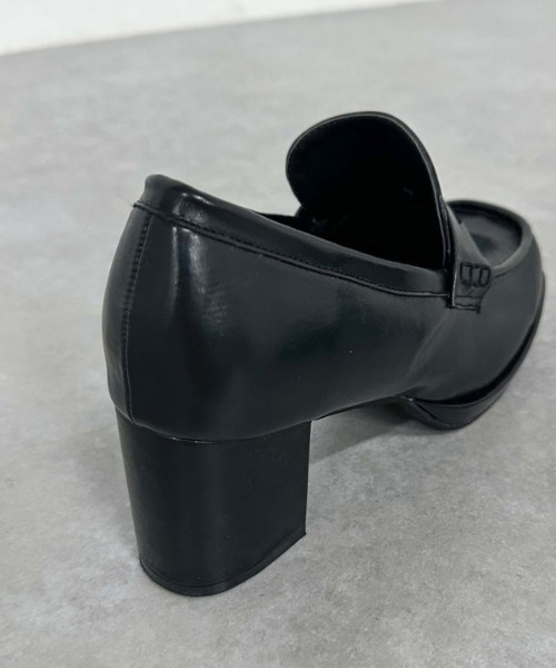 archives(アルシーヴ)の「ヒールローファー(ローファー・レディース・チャコールグレー/ブラック・MEDIUM/LARGE)」の15枚目の写真