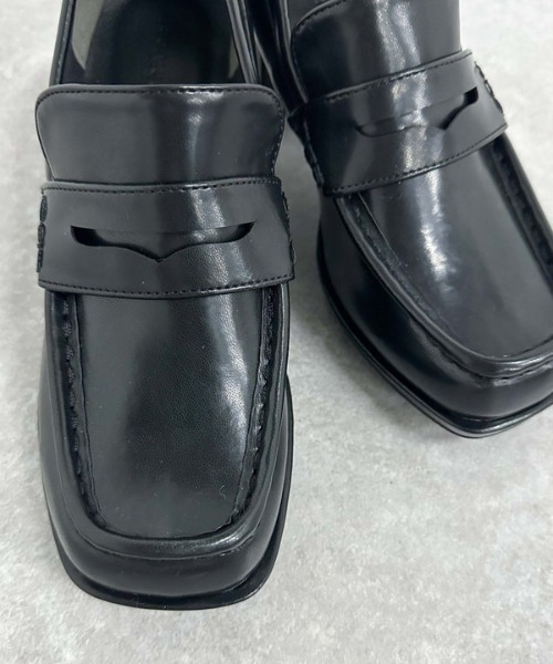 archives(アルシーヴ)の「ヒールローファー(ローファー・レディース・チャコールグレー/ブラック・MEDIUM/LARGE)」の16枚目の写真