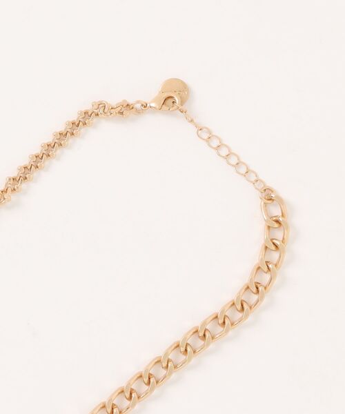 MOUSSY（マウジー）の「HEART MOTIF CLASSIC ネックレス（ネックレス・レディース・シルバー/ゴールド・FREE）」の3枚目の写真