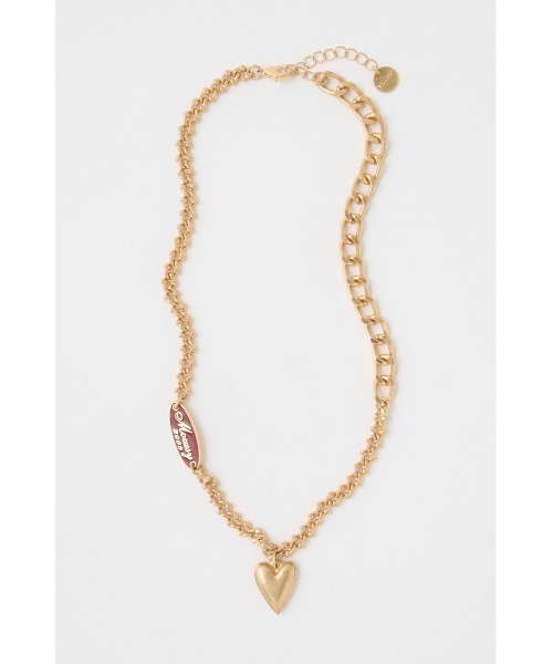 MOUSSY（マウジー）の「HEART MOTIF CLASSIC ネックレス（ネックレス・レディース・シルバー/ゴールド・FREE）」の4枚目の写真