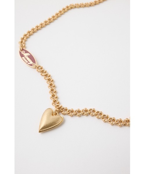 MOUSSY（マウジー）の「HEART MOTIF CLASSIC ネックレス（ネックレス・レディース・シルバー/ゴールド・FREE）」の5枚目の写真