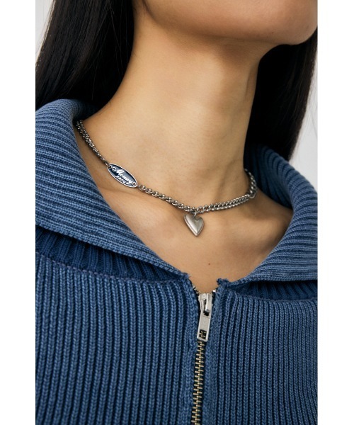 MOUSSY（マウジー）の「HEART MOTIF CLASSIC ネックレス（ネックレス・レディース・シルバー/ゴールド・FREE）」の16枚目の写真