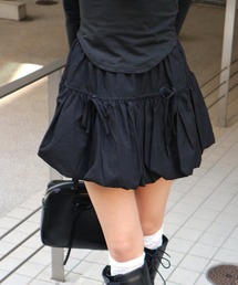 ALLuRing ChaRm | Ribbon Balloon Mini Skirt / リボンバルーンミニスカート スカートパンツ(スカート)
