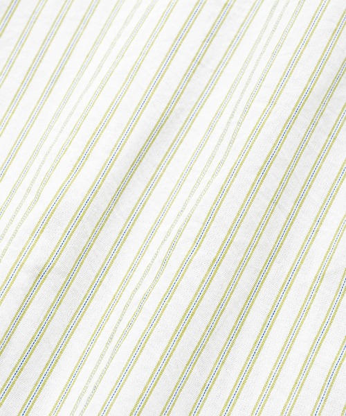 NIMES（ニーム）の「パール釦スタンドカラーブラウス（シャツ/ブラウス・レディース・グリーン/ホワイト/サックスブルー/ブラック・FREE）」の13枚目の写真