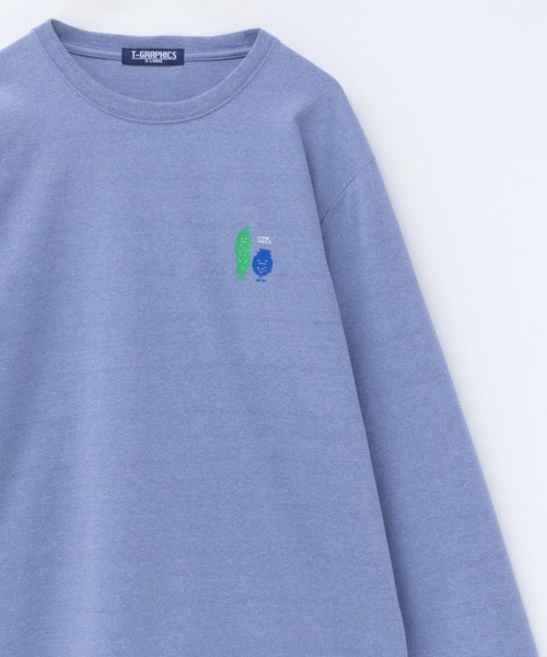 Mac-House（マックハウス）の「T-GRAPHICS キャラデザイン長袖Ｔシャツ（Tシャツ/カットソー・メンズ・ブラック/グレー/ピンク/ネイビー・S/M/L/XL）」の3枚目の写真