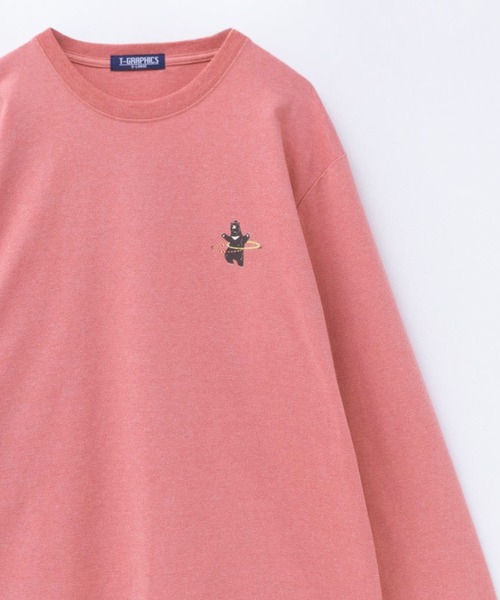 Mac-House（マックハウス）の「T-GRAPHICS キャラデザイン長袖Ｔシャツ（Tシャツ/カットソー・メンズ・ブラック/グレー/ピンク/ネイビー・S/M/L/XL）」の4枚目の写真