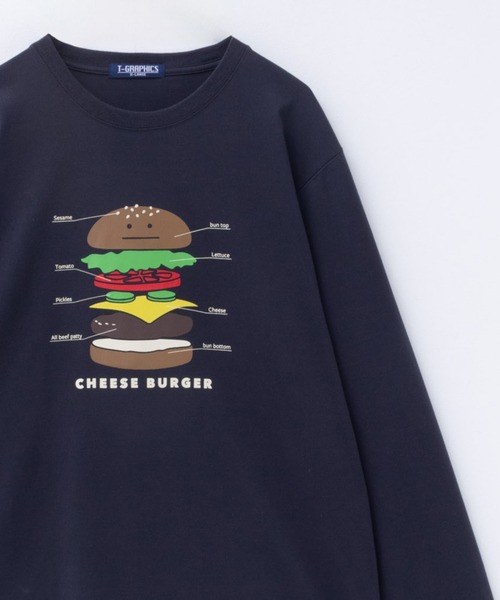 Mac-House（マックハウス）の「T-GRAPHICS キャラデザイン長袖Ｔシャツ（Tシャツ/カットソー・メンズ・ブラック/グレー/ピンク/ネイビー・S/M/L/XL）」の2枚目の写真
