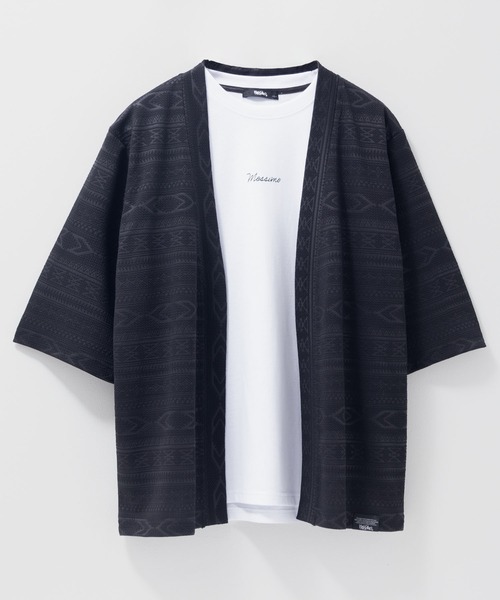 Mossimo(モッシモ)の「MOSSIMO カーディガンアンサンブル(カーディガン/ボレロ・メンズ・ブラック/モカ・M/S/XL/L)」の2枚目の写真