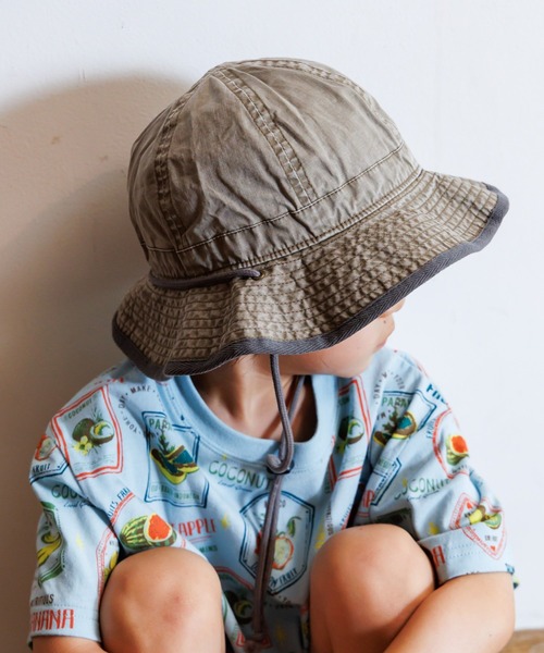 MAKE YOUR DAY（メイクユアデイ）の「メトロハット（ハット・キッズ・オレンジ/グレー/ブルー・50/52/54/56）」の17枚目の写真