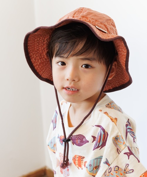 MAKE YOUR DAY（メイクユアデイ）の「メトロハット（ハット・キッズ・オレンジ/グレー/ブルー・50/52/54/56）」の19枚目の写真