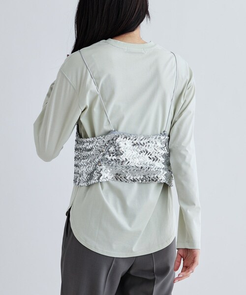 GALLEST(ギャレスト)の「スパンコールビスチェ(タンクトップ・レディース・ブラック/シルバー/ゴールド・38)」の12枚目の写真