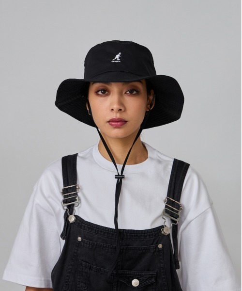KANGOL(カンゴール)の「KANGOL SMU OUTDOOR HAT / カンゴール(ハット・レディース・ブラック/ライトベージュ・MEDIUM/LARGE/X-LARGE)」の4枚目の写真