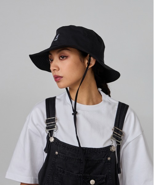 KANGOL(カンゴール)の「KANGOL SMU OUTDOOR HAT / カンゴール(ハット・レディース・ブラック/ライトベージュ・MEDIUM/LARGE/X-LARGE)」の3枚目の写真