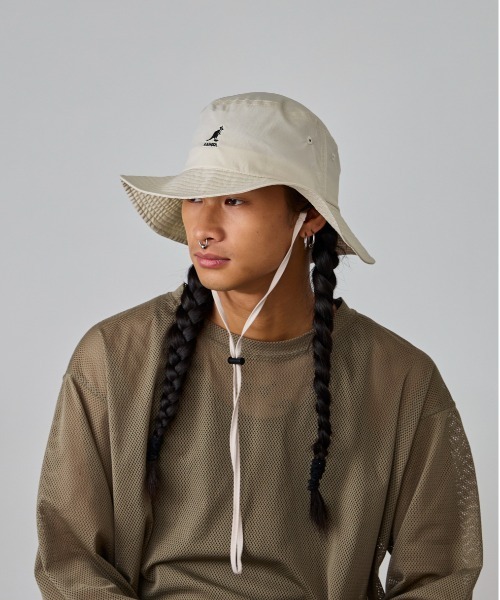 KANGOL(カンゴール)の「KANGOL SMU OUTDOOR HAT / カンゴール(ハット・レディース・ブラック/ライトベージュ・MEDIUM/LARGE/X-LARGE)」の16枚目の写真