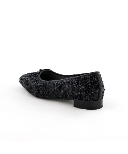 HIMIKO（ヒミコ）の「【HIMIKO】【ZOZOTOWN限定デザイン】スクエアトゥスパンコールバレエシューズ/650101（バレエシューズ・レディース・ブラック/グレー/ピンク・21.5cm/22.0cm/22.5cm/23.0cm/23.5cm/24.0cm/24.5cm/25.0cm/25.5cm/26.0cm/26.5cm）」の10枚目の写真