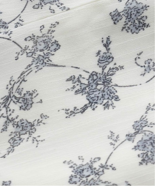 RANDA（ランダ）の「2WAYスリーブフラワーシフォンワンピース（ワンピース・レディース・ホワイト/ピンク/ブラック・1/0）」の10枚目の写真