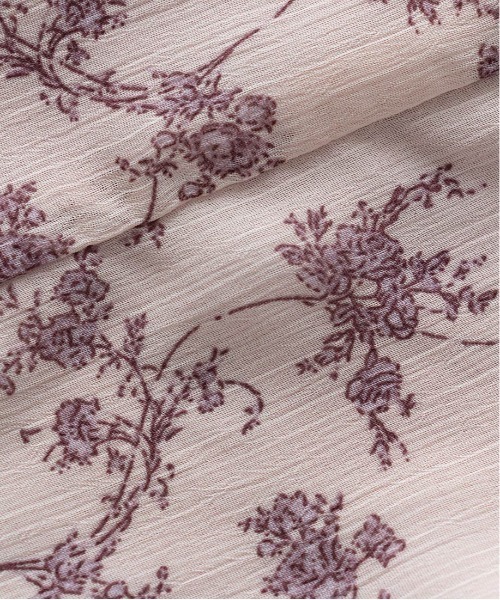 RANDA（ランダ）の「2WAYスリーブフラワーシフォンワンピース（ワンピース・レディース・ホワイト/ピンク/ブラック・1/0）」の12枚目の写真