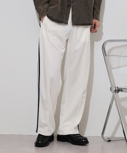 Red Cap Girl（レッドキャプガール）の「RED CAP GIRL ジャージトラックパンツ（その他パンツ・メンズ・ブラック/アイボリー/グレー/ネイビー・L/LL/M）」の15枚目の写真