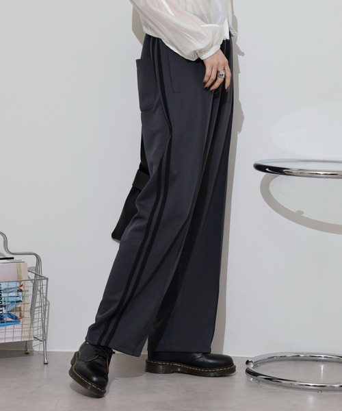 Red Cap Girl（レッドキャプガール）の「RED CAP GIRL ジャージトラックパンツ（その他パンツ・メンズ・ブラック/アイボリー/グレー/ネイビー・L/LL/M）」の13枚目の写真