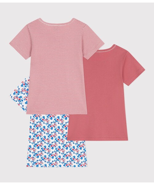PETIT BATEAU（プチバトー）の「半袖Ｔシャツ３枚組（インナーウェア/肌着・キッズ・その他1・6YEAR/10YEAR/12YEAR/8YEAR）」の3枚目の写真