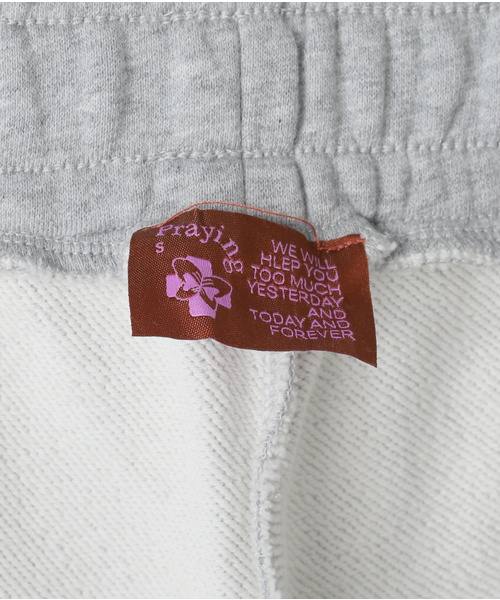 Praying/プレイング Praying AI Logo Shorts Praying Gray 'Praying' AI Logo Shorts Praying